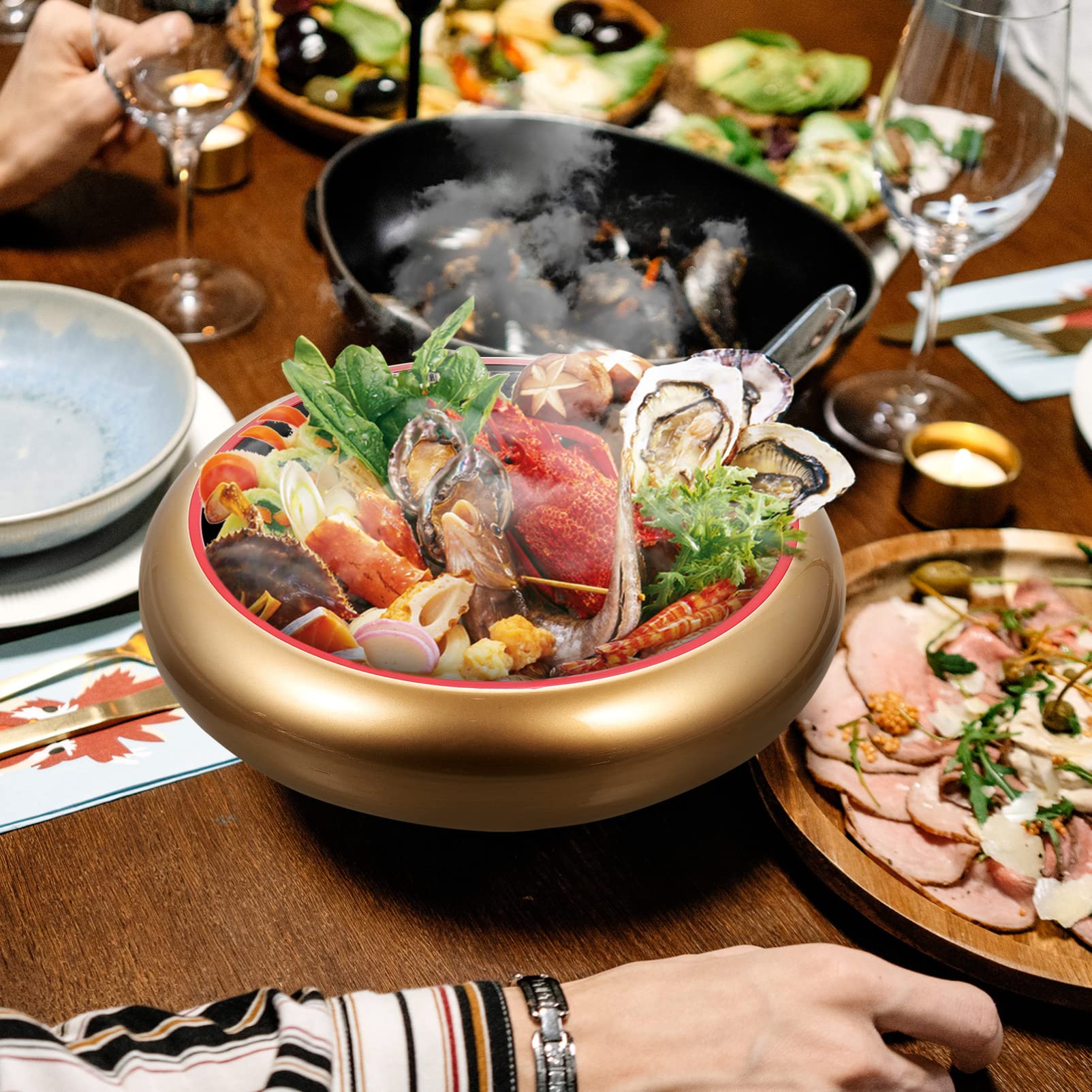 Amazon.com | UPKOCH Japanese Sushi Plates Sushi Oke Bowl Sushi